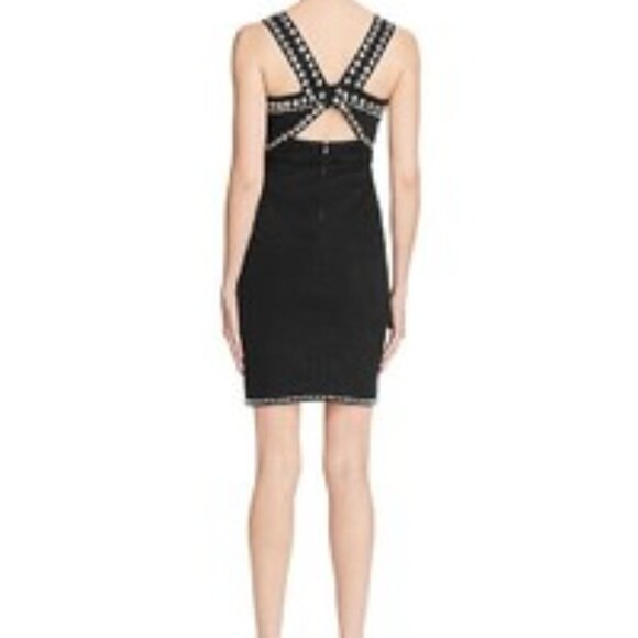 BRAND NEW KENDALL + KYLIE BLACK DRESS WITH ROUNDED SILVER STUDS IN SIZE MEDIUM - Picture 7 of 15
